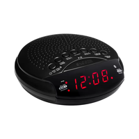 Dual Alarm LED-Anzeige Digital PLL AM/FM-Radio uhr Modernes Design mit Schlummer funktion Kunststoff material für Schreibtisch-und Tisch gebrauch