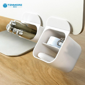 Caja <span class=keywords><strong>de</strong></span> Almacenamiento Lateral para Monitor Minimalista, Organizador <span class=keywords><strong>de</strong></span> Escritorio Estético para Papelería, Asistente <span class=keywords><strong>de</strong></span> Escritorio Invisible Moderno para Oficina en Casa - Product Image 5