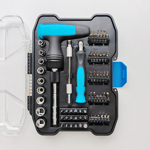Lixin 61-Piece T-Type Ratchet Screwdriver Set Metric Precision Repair Tool Household Use - Product Image 2