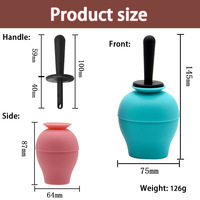 Offre Spéciale : Rouleau Facial en Silicone Personnalisable avec Logo – Outil de Soin pour Raffermir la Peau, Rouleau Glacé Naturel pour les Yeux – Tendance en Silicone Naturel