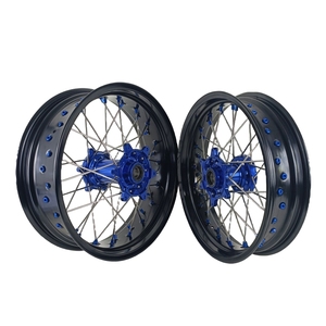 Juego de Ruedas Delanteras y Traseras de Aleación de Aluminio CNC de 16 y 17 Pulgadas para Motocicleta <span class=keywords><strong>Yamaha</strong></span> YZ 250F 2008, Estilo Supermoto y <span class=keywords><strong>Supermotard</strong></span> - Product Image 3