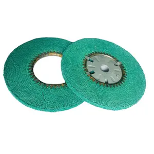 High Stable Quality green Sisal Buffing wheel with strong cutting power in planes surfaces for metal