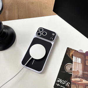 Nouvelle coque simple en acrylique pour iPhone 17 PM, 16 Pro Max, étui de protection magnétique, antichoc pour iPhone 15 - Product Image 3