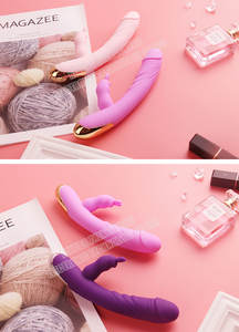 Amazon USA Warehouse Dual Heads Flexible Frau Sexspielzeug für Erwachsene Wasserdichter USB-wiederauf ladbarer Silikon-G-Punkt-Kaninchen-<span class=keywords><strong>Vibrator</strong></span> - Product Image 6