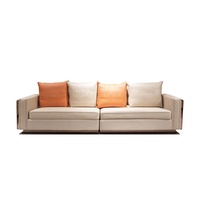 Meubles de maison Chesterfield Design Royal de luxe pied d'or salon ensemble de canapé en velours en cuir