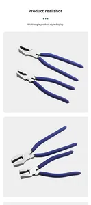 Pince à découper le verre antidérapante en nylon, outils <span class=keywords><strong>pour</strong></span> vitraux, pince à verre à extrémité plate de qualité industrielle, pince à tailler le verre manuelle - Product Image 2