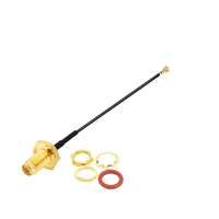 Câble de Rallonge d'Antenne WIFI RF1.37 Coaxial Étanche S-MA vers RP-SMA Femelle vers UFL