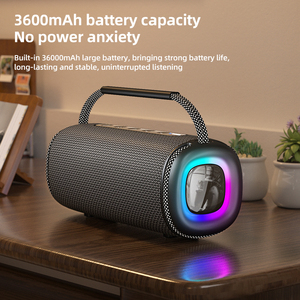 Meilleure nouvelle Boombox portable sans fil pour haut-parleur Bluetooth 5.4 génération de <span class=keywords><strong>son</strong></span> avec effet coloré RVB pour une utilisation sur ordinateur - Product Image 6
