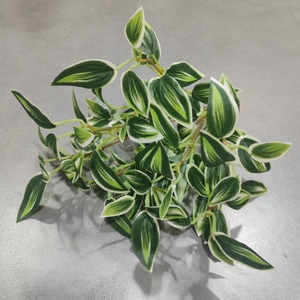 Plantes artificielles suspendues de 32 cm à <span class=keywords><strong>feuilles</strong></span> vertes pour la décoration de la maison et du bureau, <span class=keywords><strong>feuilles</strong></span> vertes artificielles - Product Image 4