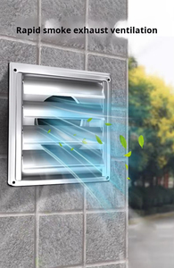 Grille d'aération carrée en acier inoxydable pour l'évacuation des gaz d'échappement en extérieur - Product Image 4