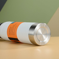 Thermos de voyage isotherme sous vide en acier inoxydable 18/8 à double paroi sans BPA de 1000 ml avec logo personnalisé Emerit 2026 pour le camping et le Yerba Mate