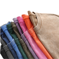 T-shirts pour hommes en coton 100% 230 g/m², lavés à l'acide, surdimensionnés, de haute qualité, style streetwear vintage, vente en gros