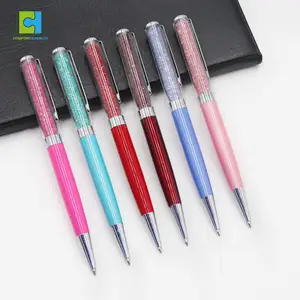 china supply natural gemstone gifts fashion crystal pen durable use