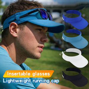 Casquette de soleil universelle pliable pour l'été, la course et le sport, avec ouverture pour lunettes, réglable, personnalisable, avec logo réfléchissant pour femme - Product Image 1