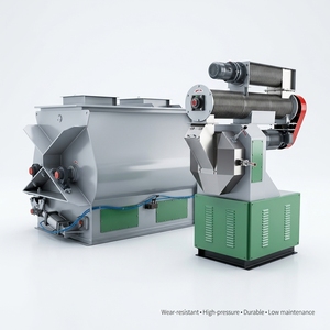 Ligne de production de granulés d'aliments pour volailles de 1 à 2 tonnes/h, moulin à granulés pour poulets de chair et lapins, ligne de production de granulés d'aliments en poudre pour bétail - Product Image 1
