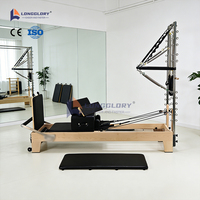 Equipo de Pilates para Mejorar la Postura, Torres de Pilates de Madera de Arce, Torres de Pilates para Ejercicios en Casa