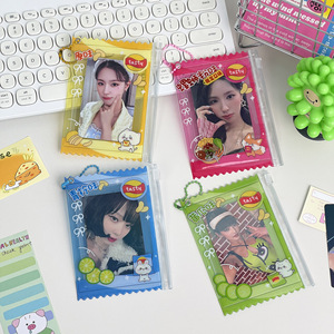 Vigreat 2025 mới nhất tùy chỉnh PVC Anime Acrylic Inflatable bao bì Gummy Kpop sang trọng photocard kẹo Túi Keychain - Product Image 2