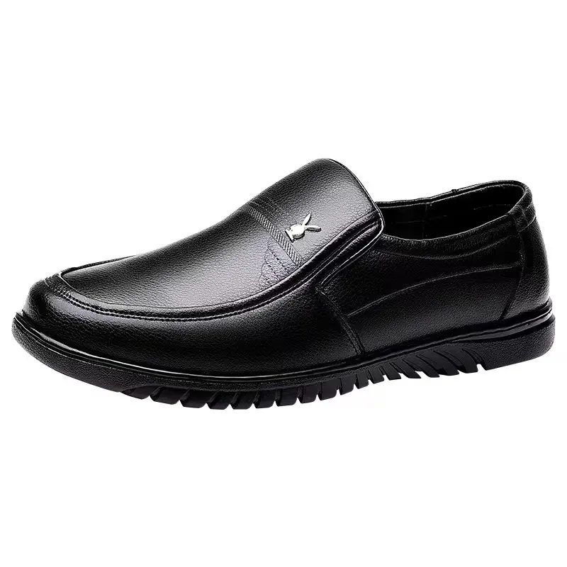 Leather Shoes Men's New Business Dress Leather Casual Shoes Men's British Interview Suit Men's Shoes