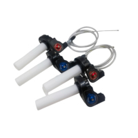 Câbles de poignée de commande 1/4, interrupteur d'accélérateur rapide, fil de torsion pour moto, accélérateur pour motocross, pièces de moto tout-terrain 110 125cc