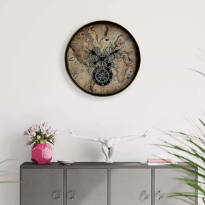 Stile moderno di lusso <span class=keywords><strong>50</strong></span> <span class=keywords><strong>cm</strong></span> industriale ingranaggio mobile meccanico orologio <span class=keywords><strong>da</strong></span> <span class=keywords><strong>parete</strong></span> di qualità Premium nero ago di ferro Design soggiorno - Product Image 5