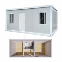 Guangzhou construction rapide maison de conteneur plat cabine portable faible coût et installation rapide avec acier inoxydable à vendre