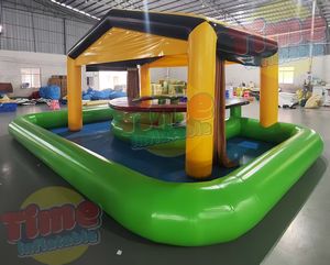 Plataforma de Ocio Inflable de PVC con Diseño Nuevo, Asientos de Piscina, Fácil de Instalar, Impermeable, Duradera para Niños, Personalizable - Product Image 4