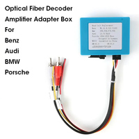 Boîtier et câble adaptateur amplificateur de décodeur à fibre optique pour Benz ML GL CLS Audi MMI BMW Porsche Cayenne