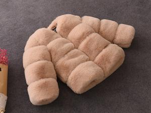 Abrigo de Piel Sintética E2woo para Niñas, Chaqueta Gruesa con Costuras, Abrigo Cálido de Algodón para Otoño e Invierno - Product Image 5