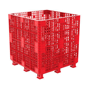 Paleta de Plástico Duy Tan 1210-WGTZ 120x120cm, Estática, 3000kg, HDPE, de Una Sola Cara, Entrada de 4 Vías, para Transporte de Carga - Product Image 4
