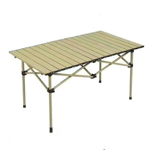 Portable Foldable Metal Camping & Picnic <b>Table</b> Modern Design Iron Frame Square Shape 2-Seater Outdoor Furniture for Outdoor Use - Product Image 4
