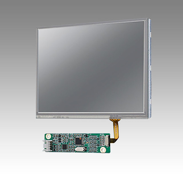 IDK-1105 5.7" VGA Industrial Display Kit, 640x480 LCD, 4-Wire Resistive Touch, LVDS Interface, Wide Temp Support