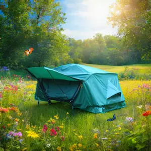 Vakantie Canada Draagbare Vouwen Bed Met Tenten Outdoor Camping Outdoor