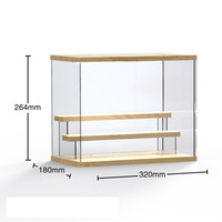 Boîte de Rangement de Parfum de Bureau Multi-Niveaux en Gros, Meuble Présentoir Anti-Poussière en Acrylique pour Cosmétiques et Produits de Soin de la Peau