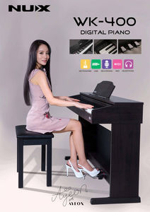 Piano numérique droit n°1 en vente chaude en Chine, clavier de piano de haute qualité, 88 touches, clavier durable, NUX WK400 - Product Image 5