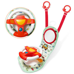 <span class=keywords><strong>Jeu</strong></span> de conduite pour apprendre à tourner et à conduire, volant Wonder-wheel, jouet pour siège auto bébé - Product Image 1