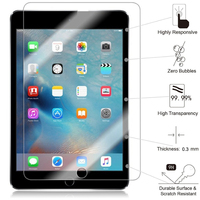 Film de protection d'écran en verre trempé sans bulles, protection d'écran anti-rayures pour iPad Pro 12.9 pouces 1ère génération/2ème génération 2015 2017
