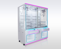 Machine à griffes géante pour deux joueurs, anti-basculement, à usage commercial, système à monnayeur pour grandes peluches