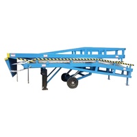 7LYQ SevenLift-carretilla elevadora plegable, móvil, hidráulica, ajustable, portátil, contenedor, rampa de muelle móvil para camiones