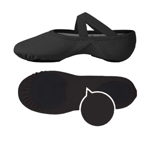 Scarpe da balletto per ragazze, scarpe da ballo in <span class=keywords><strong>pelle</strong></span> con suola divisa scarpe da ballo, scarpette da balletto per bambine piccole/grandi bambini - Product Image 1