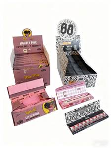 Giấy cuốn thuốc Kingsize siêu mỏng 50 cuốn, chưa tẩy trắng, màu nâu, cháy chậm, sản xuất theo yêu cầu, bán buôn, hàng có sẵn - Product Image 3