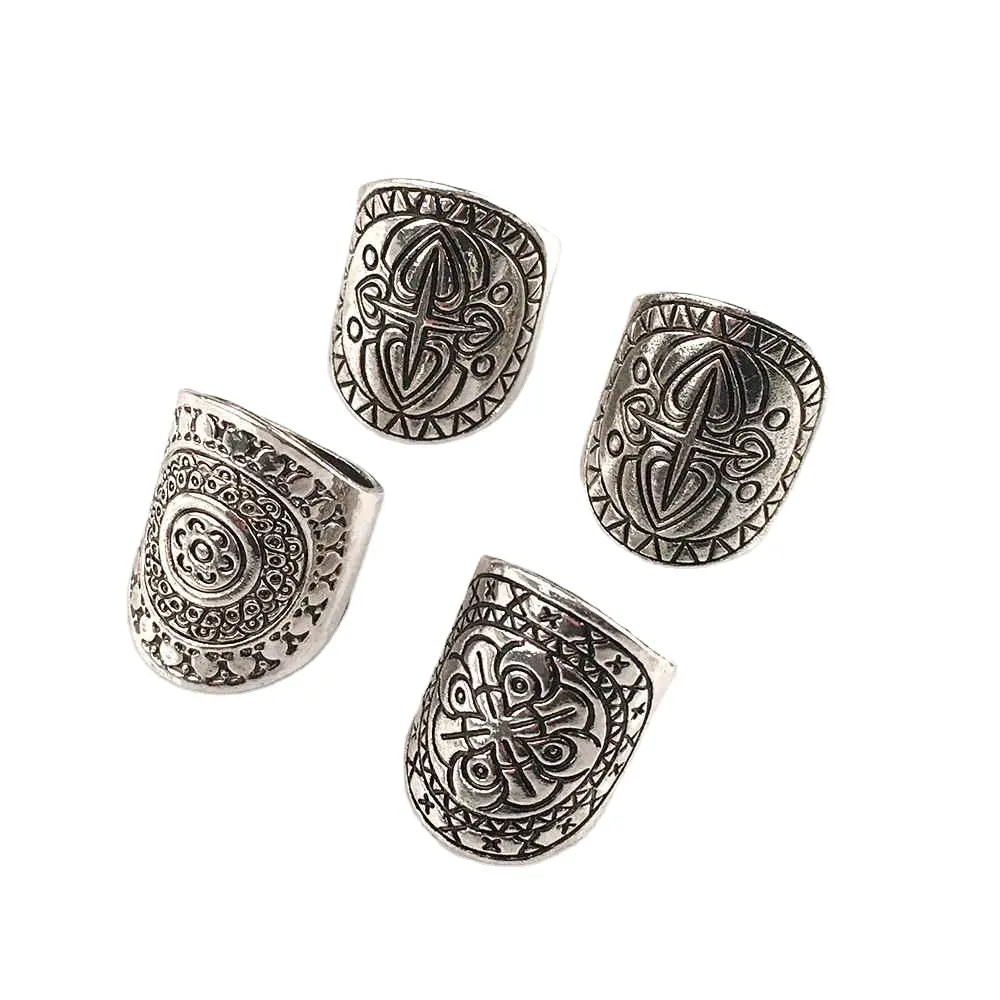 5pcs Anello di Dichiarazione Set Antico Argento Tibetano Gypsy Boho Knuckle Anelli Per Le Donne Retro Vintage Gioielli Turco aneis anello