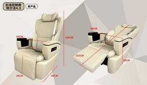 Asiento de Capitán de Lujo con Función de Masaje, Personalizado en Cuero para <span class=keywords><strong>Mercedes</strong></span> Sprinter, Clase <span class=keywords><strong>V</strong></span>, Vito Van - Product Image 6