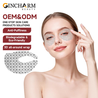 Vente directe usine – Patchs oculaires en gel à l'acide tranexamique avec logo personnalisé, design enveloppant 3D, atténue les ridules et les rides, masque pour les yeux