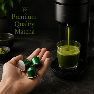 Cápsulas de Matcha, Sustituto Saludable del Café, Compatibles con Máquinas Nespresso, para Mayor Concentración y Claridad, Cápsulas de Té Verde Orgánico - Product Image 2