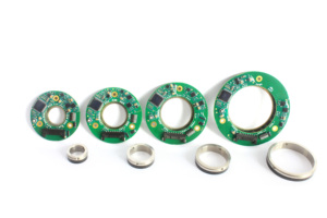 Hollow Shaft ID50mm OD67mm <b>Thickness</b> 7mm Multi-turn 17-24 Bit Resolution 0.05 High Lightweight Magnetic S Encoder - Product Image 2
