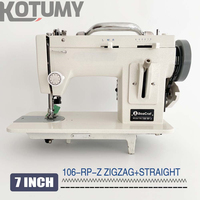 Machine à coudre portable robuste électrique domestique pour fourrures, cuir et vêtements épais