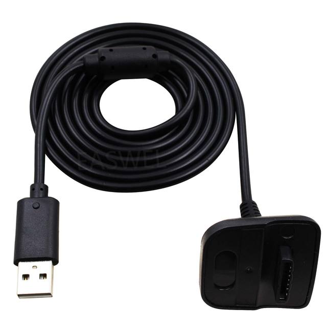 General Black USB Charging Cable Cord USB Charger for 360 Wireless Game Controller