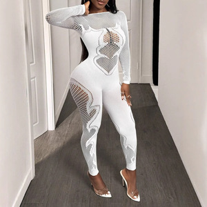 Ropa de Mujer para Otoño 2025 de Manga Larga con Aberturas y Transparencias Enterizo Deportivo - Product Image 6
