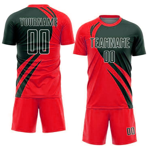 Ensemble d'uniformes de football personnalisés de haute qualité – Maillot et short de l'équipe signature, vêtements de sport tendance, approvisionnement direct usine - Product Image 5