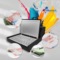 Machine de sublimation par transfert thermique 3D sous vide Millan PBT pour la fabrication de touches de clavier, avec moule pour 108 touches et impression de film A3